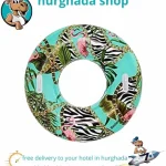 Bestway "Floral Fantasy" Inflatable Swim Ring – Durable PVC with Sturdy Handles