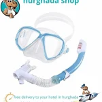 Kids Swimming Mask with Anti-Fog Lenses, Dry-Top Breathing Tube, Adjustable Straps for Kids Ages 4-8
