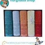 5-Piece Egyptian Cotton Towel Set | SIGMA Towels | Super Absorbent & Soft