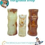 Handmade Onyx Vase in Panda Tree Shape - Decorative Piece