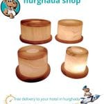 Handmade Cylindrical Alabaster Candle Holder Super Lux Set with Scent Diffuser