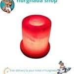 Handmade Alabaster Candle – Natural Egyptian Stone Candle in Yellow, Red & Blue