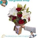 Romantic Red Roses, White Lilies & Chrysanthemums Bouquet – Fresh Flowers Delivered Same-Day