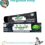 Whitening Toothpaste with Activated Charcoal - Fluoride-Free and Herbal Formula