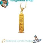 Egyptian Cartouche Necklace with Personalized Name Engraving