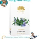 Rosemary Oil Bottle with Green Leaves