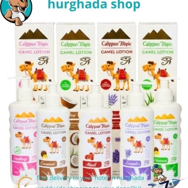 Egyptian Camel Lotion Collection Bundle Five Premium Moisturizers 250ml