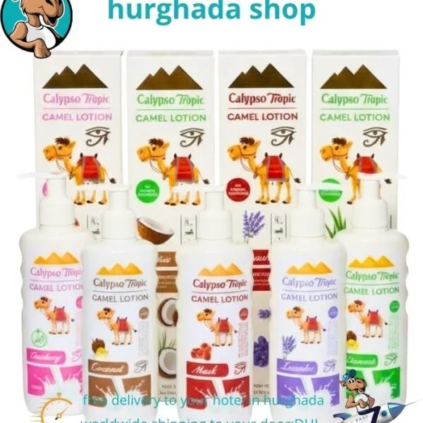 Egyptian Camel Lotion Collection Bundle Five Premium Moisturizers 250ml