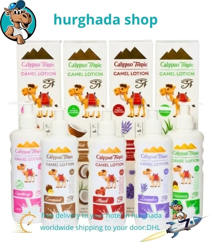 Egyptian Camel Lotion Collection Bundle Five Premium Moisturizers 250ml