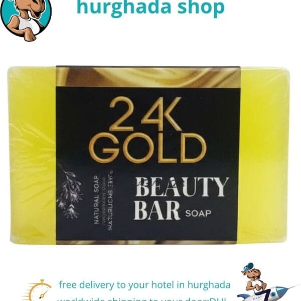 24K Gold Beauty Bar Soap – luxury Egyptian cleansing with real 24K gold particles