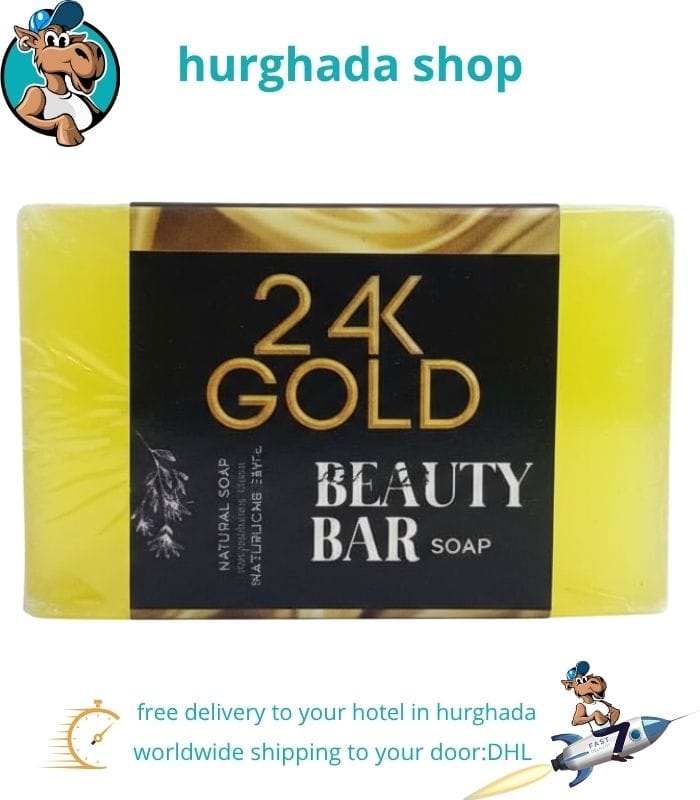 24K Gold Beauty Bar Soap – Premium Luxury Gold-Infused Cleansing 24K Gold Beauty Bar Soap – luxury Egyptian cleansing with real 24K gold particles