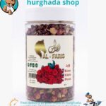 Nature's Rose Bloom natural dried rose petals in a sealed jar