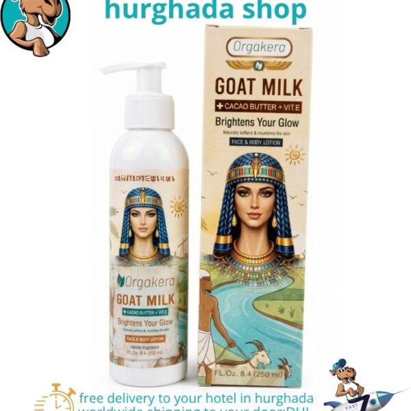 Goat Milk Radiance face and body lotion with cacao butter and Vitamin E
